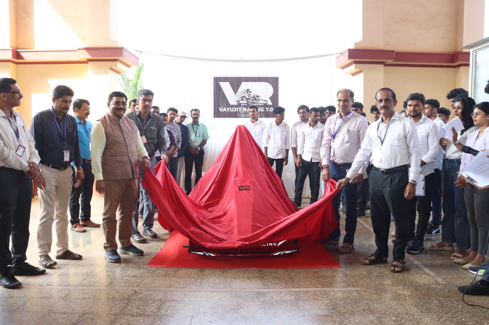 Vayujith Racing 7.0 Go-Kart Unveiled at K.V.G. Engineering College - KVGCE